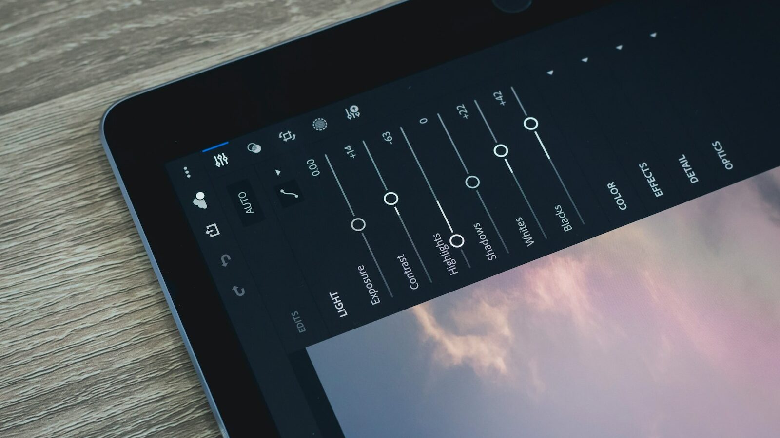black iPad
